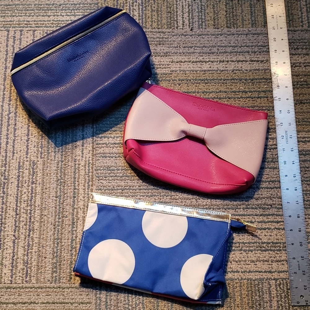 Makeup bag clutches set of 3